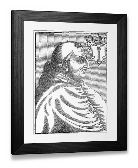 Framed Print : Pope Marinus II or Martin III, Pope from 942 to 946