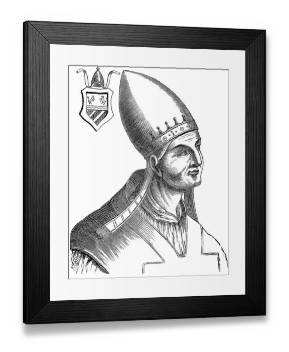 Framed Print : Pope Honorius IV, c. 1210-1287