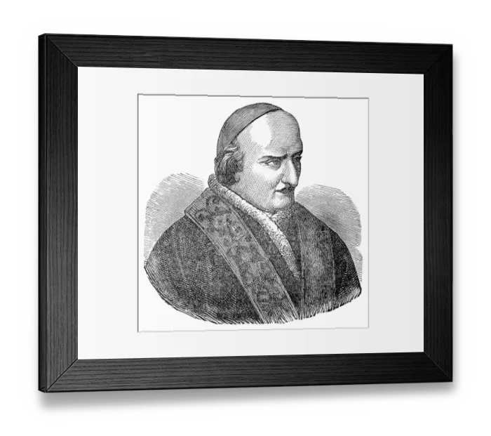 Framed Print : Pope Pius VIII, 1761, 1830, born Francesco Saverio Castiglioni