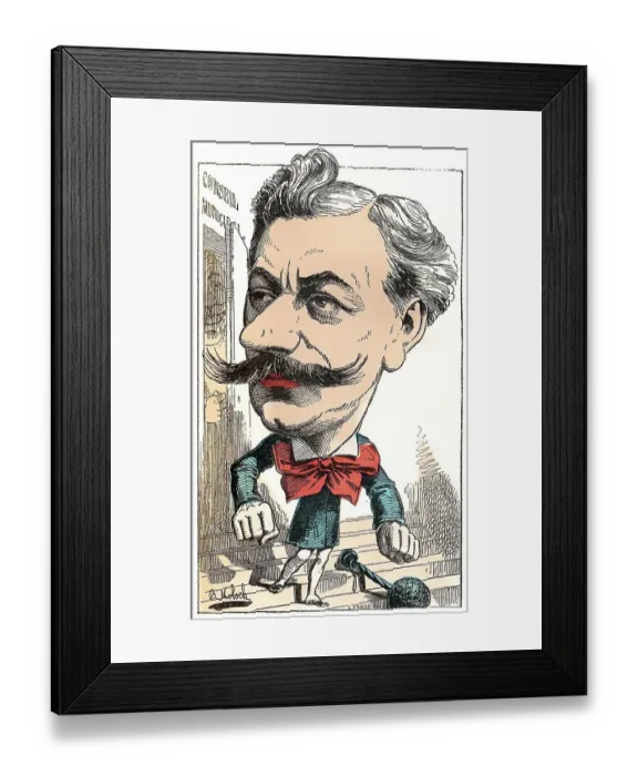 Framed Print : Louis Andrieux, a French politician Framed Print : Louis Andrieux, a French politician