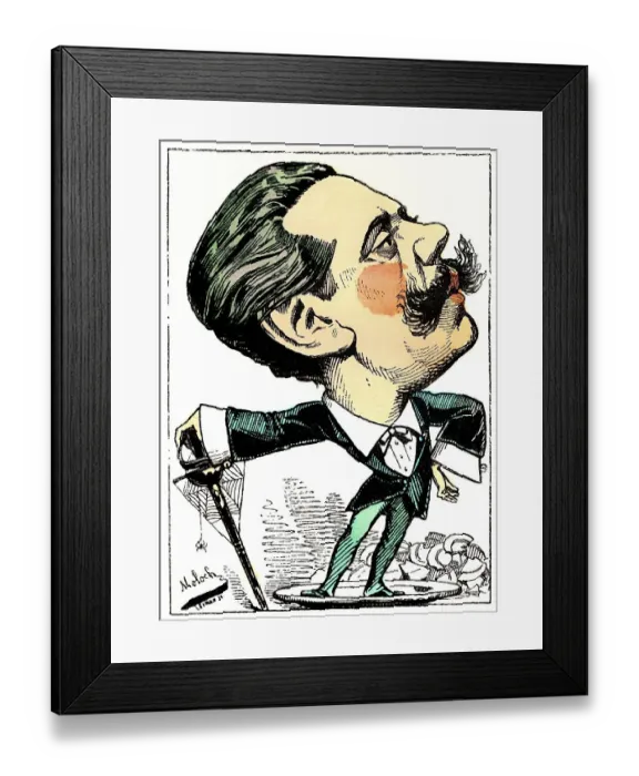 Framed Print : Paul Adolphe Marie Prosper Granier de Cassagnac