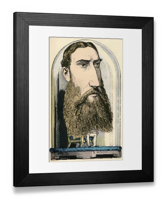 Framed Print : Leopold II or Leopold Louis Philippe Marie Victor