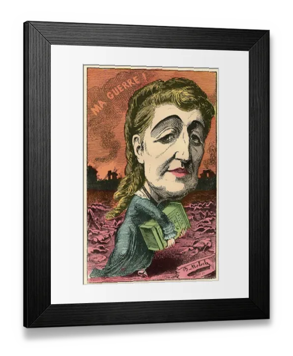 Framed Print : Eugenie de Montijo, 16th Countess of Teba and 15th Marquise of Ardales
