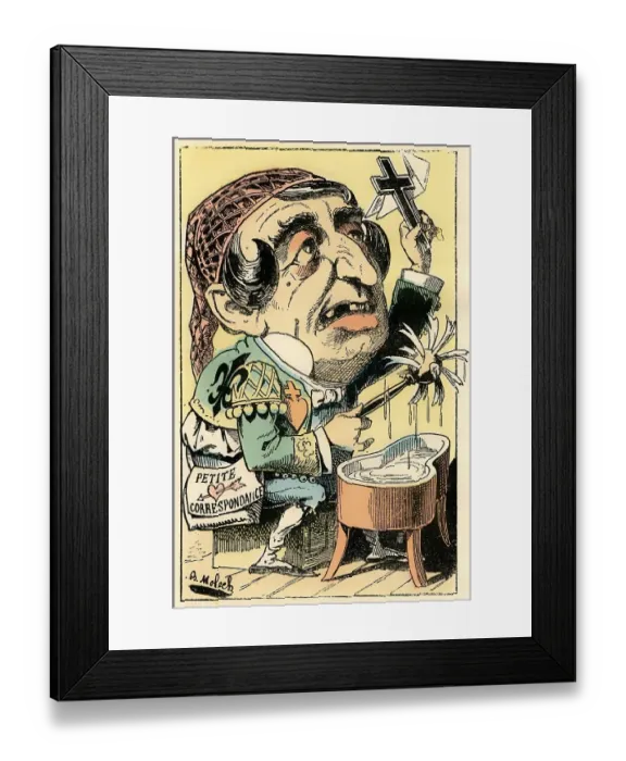 Framed Print : French daily newspaper Le Figaro