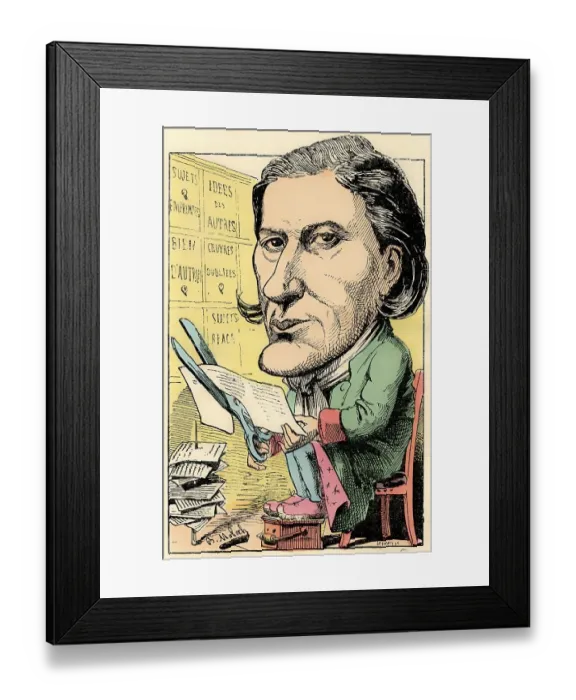 Framed Print : Victorien Sardou, a French dramatist Framed Print : Victorien Sardou, a French dramatist
