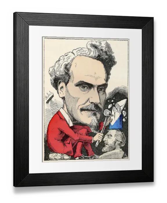 Framed Print : Victor Henri Rochefort, Marquis de Rochefort-Lucay Framed Print : Victor Henri Rochefort, Marquis de Rochefort-Lucay