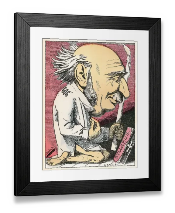 Framed Print : Jules Francois Simon, a French statesman and philosopher
