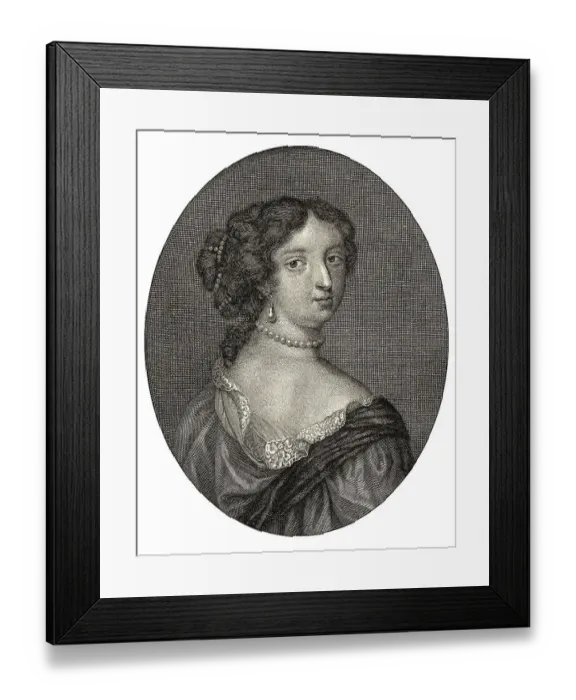 Framed Print : Francoise d'Aubigne, Marquise de Maintenon Framed Print : Francoise d'Aubigne, Marquise de Maintenon