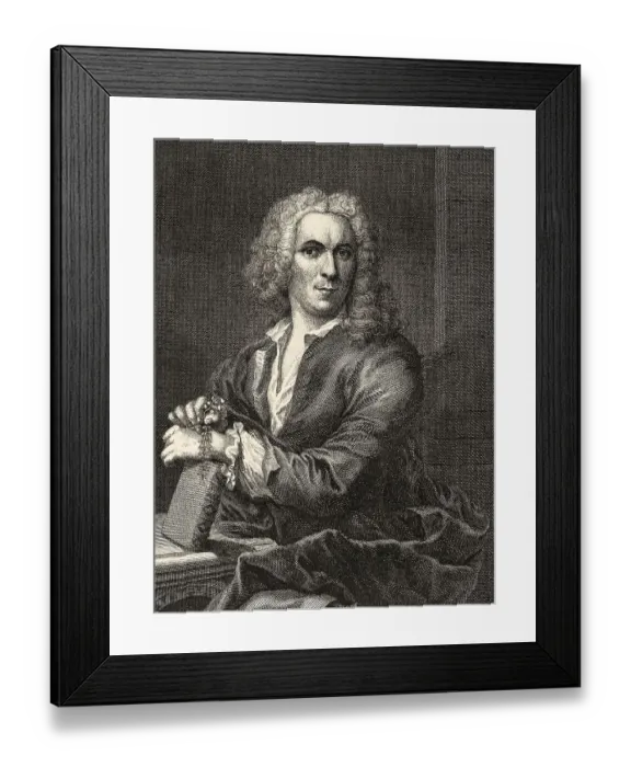 Framed Print : Carl von Linne, 1707-1778, Swedish naturalist