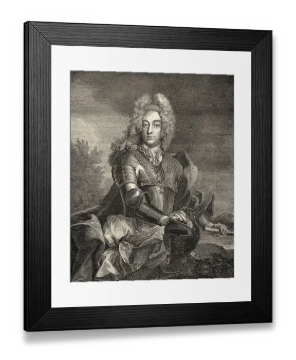 Framed Print : Karl Albrecht of Bavaria, historical illustration