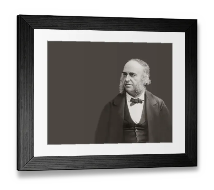 Framed Print : Pierre Paul Broca, 1824 - 1880