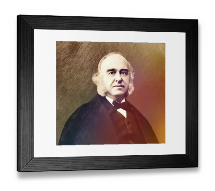 Framed Print : Pierre Paul Broca, 1824 - 1880