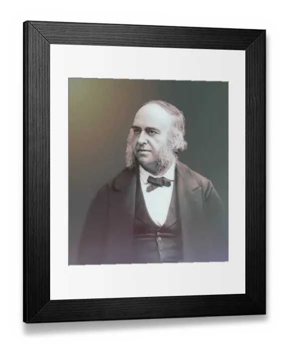 Framed Print : Pierre Paul Broca, 1824 - 1880