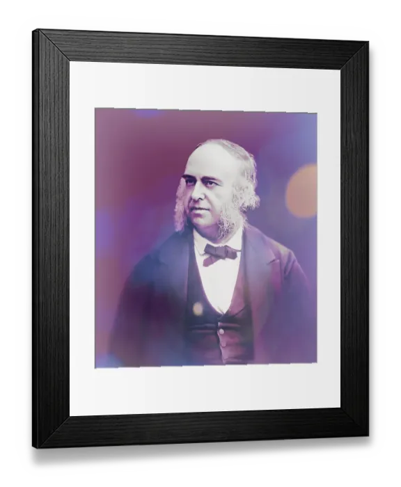 Framed Print : Pierre Paul Broca, 1824 - 1880