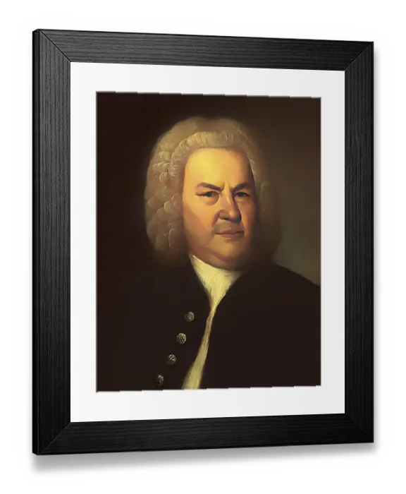 Framed Print : Johann Sebastian Bach, 1685, 1750