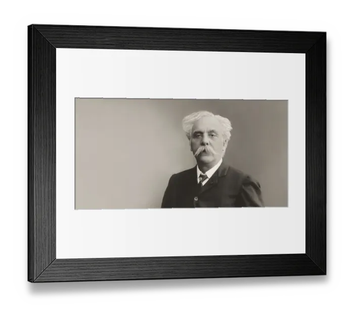 Framed Print : Gabriel Faure, 1845 - 1924, French composer