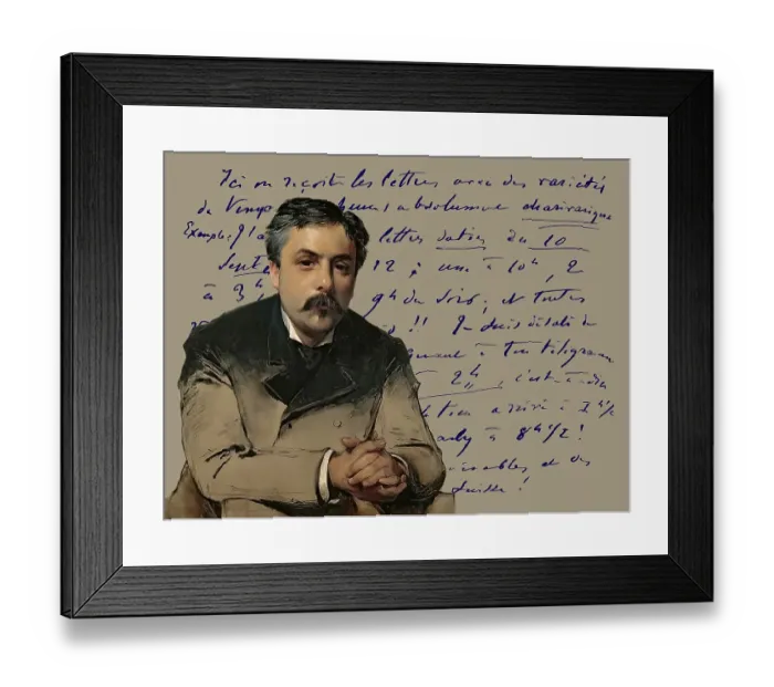 Framed Print : Portrait of Gabriel Faure, 1845-1924 Framed Print : Portrait of Gabriel Faure, 1845-1924