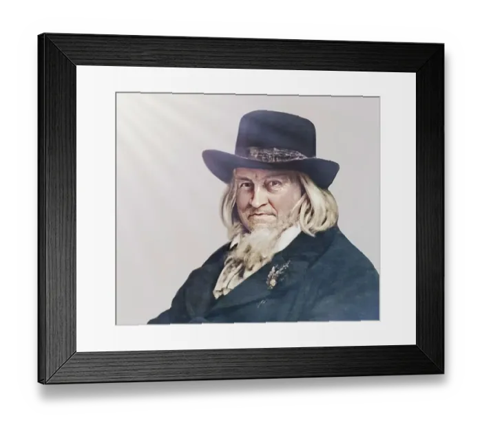 Framed Print : August Heinrich Hoffmann, Hoffmann von Fallersleben Framed Print : August Heinrich Hoffmann, Hoffmann von Fallersleben