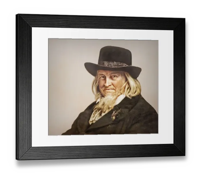Framed Print : August Heinrich Hoffmann, Hoffmann von Fallersleben Framed Print : August Heinrich Hoffmann, Hoffmann von Fallersleben