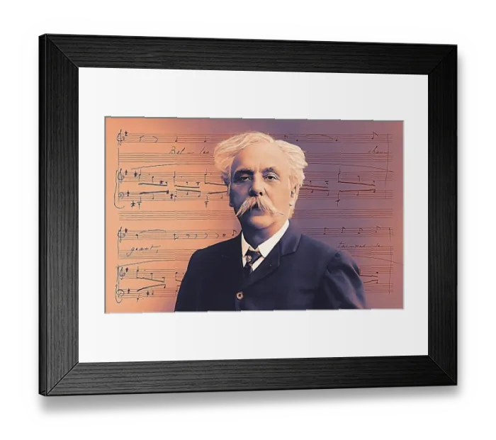 Framed Print : Portrait of Gabriel Faure, 1845-1924 Framed Print : Portrait of Gabriel Faure, 1845-1924