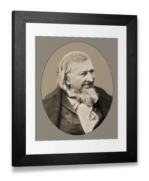 Framed Print : August Heinrich Hoffmann, Hoffmann von Fallersleben Framed Print : August Heinrich Hoffmann, Hoffmann von Fallersleben