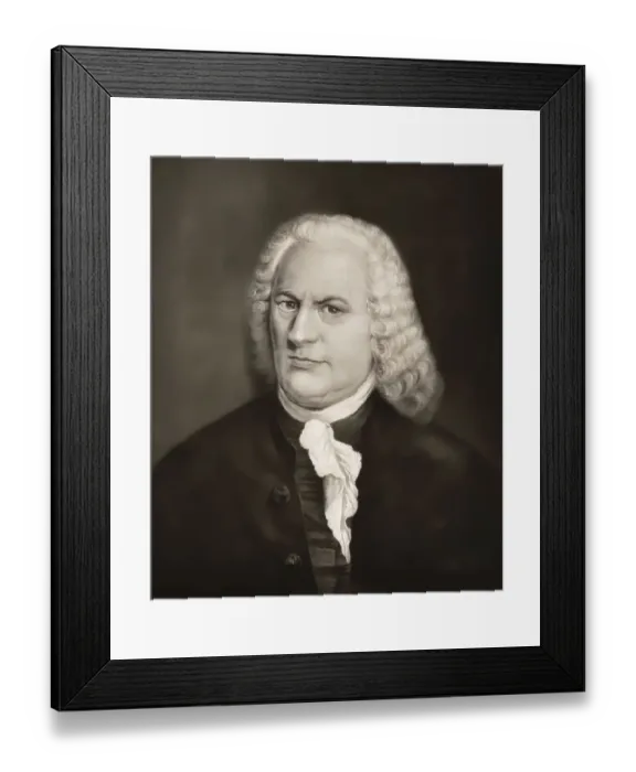 Framed Print : Johann Sebastian Bach, 1685, 1750 Framed Print : Johann Sebastian Bach, 1685, 1750