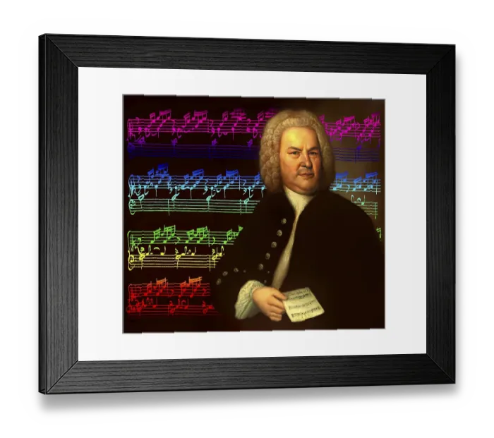 Framed Print : Johann Sebastian Bach, 1685, 1750 Framed Print : Johann Sebastian Bach, 1685, 1750
