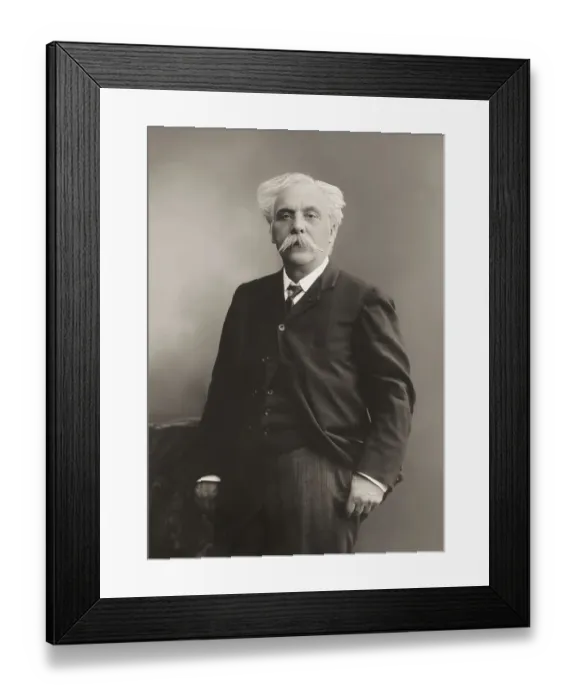 Framed Print : Gabriel Faure, 1845 - 1924, French composer