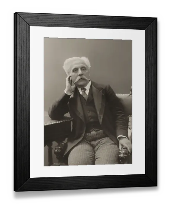 Framed Print : Gabriel Faure, 1845 - 1924, French composer