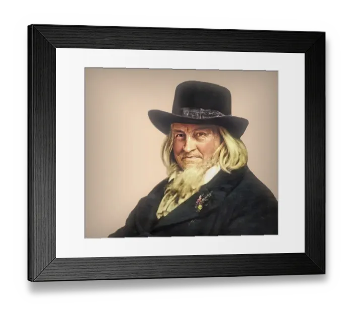 Framed Print : August Heinrich Hoffmann, Hoffmann von Fallersleben Framed Print : August Heinrich Hoffmann, Hoffmann von Fallersleben