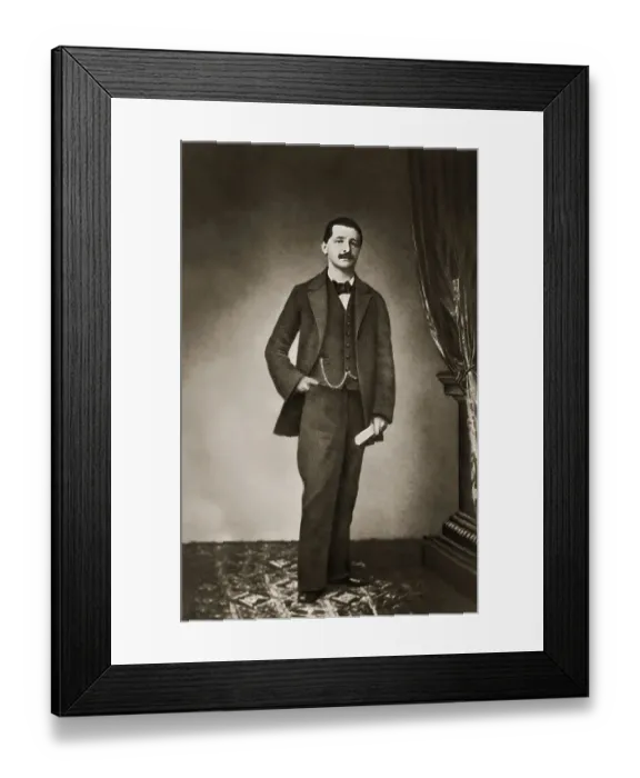 Framed Print : Portrait of Josef Anton Bruckner Framed Print : Portrait of Josef Anton Bruckner