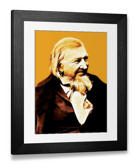 Framed Print : August Heinrich Hoffmann, Hoffmann von Fallersleben Framed Print : August Heinrich Hoffmann, Hoffmann von Fallersleben