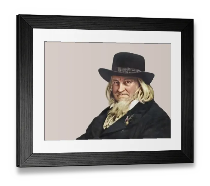 Framed Print : August Heinrich Hoffmann, Hoffmann von Fallersleben Framed Print : August Heinrich Hoffmann, Hoffmann von Fallersleben