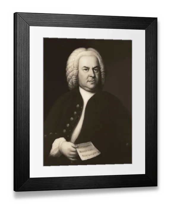 Framed Print : Johann Sebastian Bach, 1685, 1750
