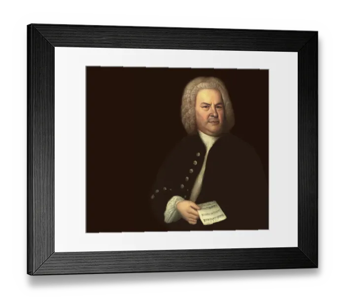 Framed Print : Johann Sebastian Bach, 1685, 1750 Framed Print : Johann Sebastian Bach, 1685, 1750