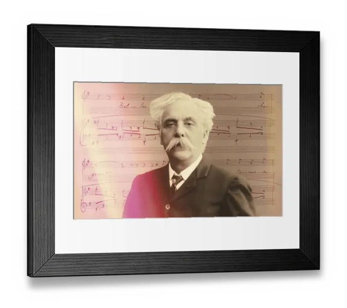 Framed Print : Portrait of Gabriel Faure, 1845-1924 Framed Print : Portrait of Gabriel Faure, 1845-1924