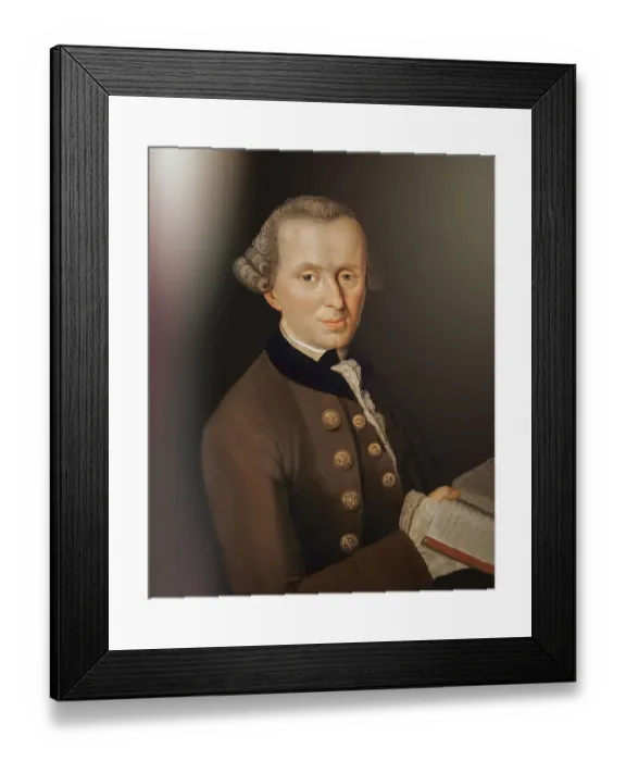 Framed Print : Immanuel Kant, 1724, 1804, German philosopher of the Enlightenment