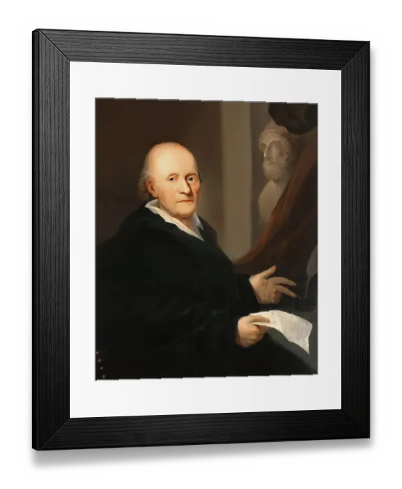 Framed Print : Portrait of Friedrich Gottlieb Klopstock