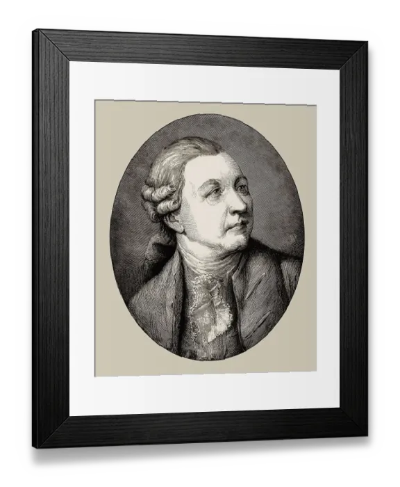 Framed Print : Portrait of Friedrich Gottlieb Klopstock Framed Print : Portrait of Friedrich Gottlieb Klopstock