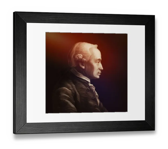 Framed Print : Immanuel Kant, 1724, 1804, German philosopher of the Enlightenment Framed Print : Immanuel Kant, 1724, 1804, German philosopher of the Enlightenment