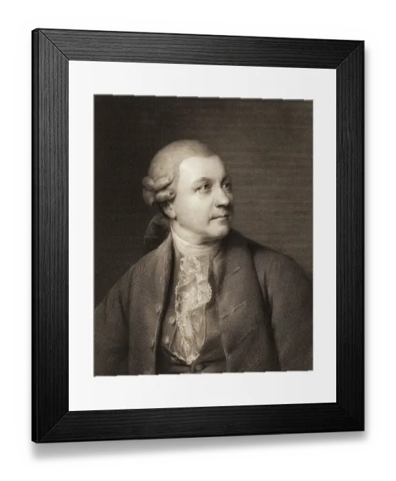 Framed Print : Portrait of Friedrich Gottlieb Klopstock