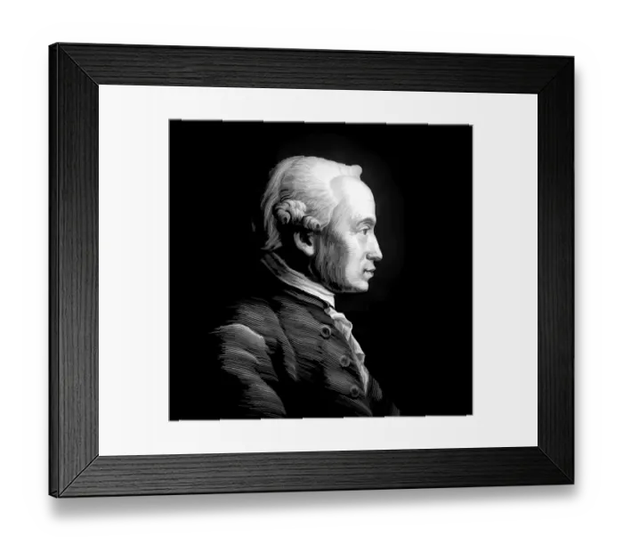 Framed Print : Immanuel Kant, 1724, 1804, German philosopher of the Enlightenment Framed Print : Immanuel Kant, 1724, 1804, German philosopher of the Enlightenment