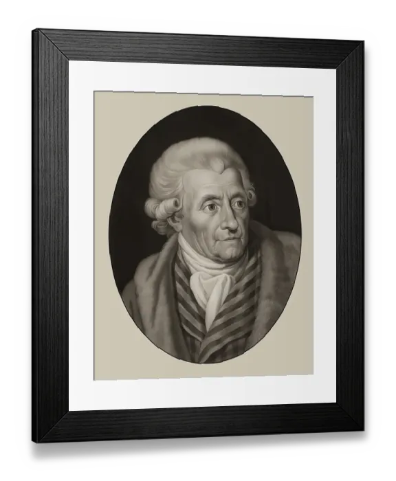 Framed Print : Portrait of Friedrich Gottlieb Klopstock