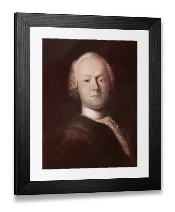 Framed Print : Portrait of Friedrich Gottlieb Klopstock