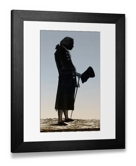 Framed Print : Immanuel Kant, 1724, 1804, German philosopher of the Enlightenment