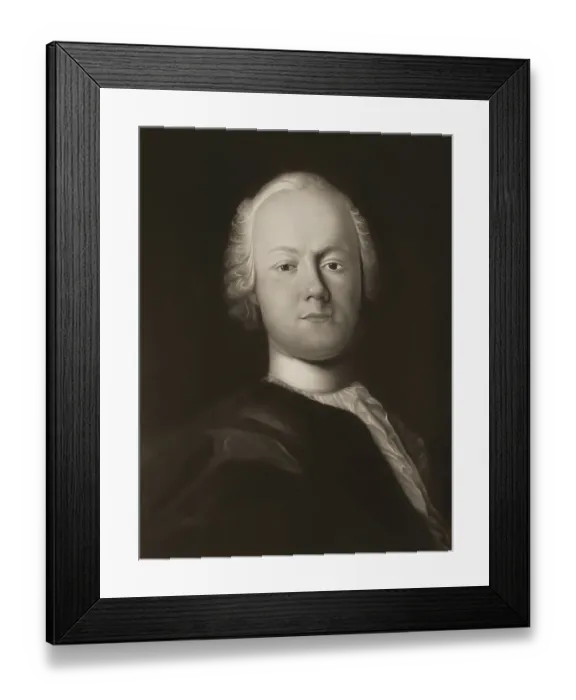 Framed Print : Portrait of Friedrich Gottlieb Klopstock