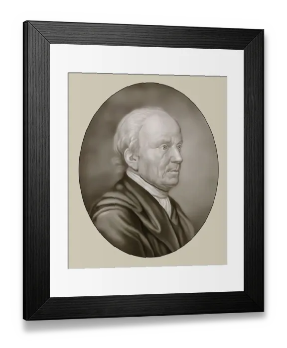 Framed Print : Portrait of Friedrich Gottlieb Klopstock Framed Print : Portrait of Friedrich Gottlieb Klopstock