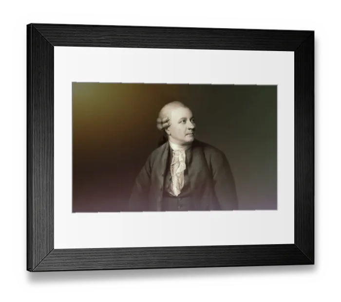 Framed Print : Portrait of Friedrich Gottlieb Klopstock