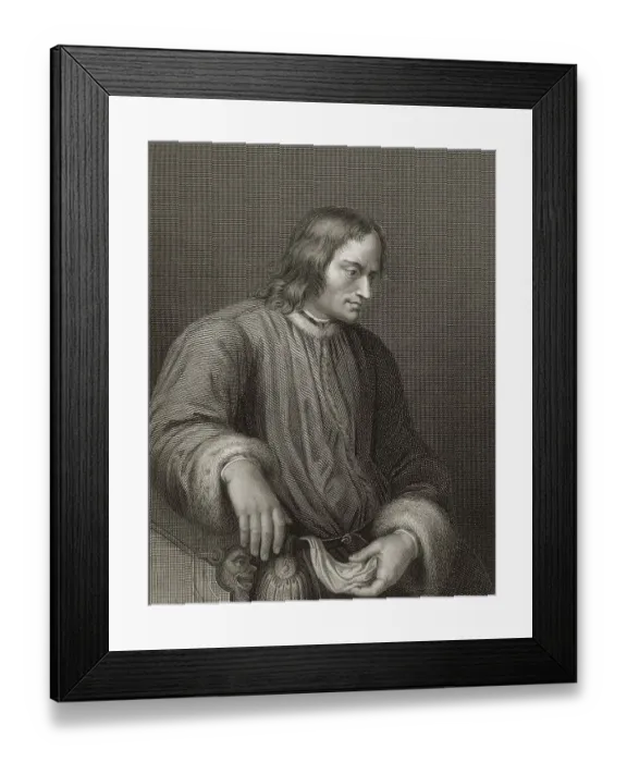 Framed Print : Portrait of Lorenzo I de Medici