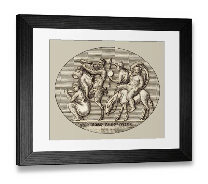 Framed Print : Antique gemstone relating to a carnival song or canto carnascialesco Framed Print : Antique gemstone relating to a carnival song or canto carnascialesco